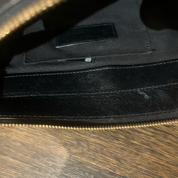 See By Chloe Phill Leather Crossbody Bag Black With Gold Accents Designer Bag - Picture 7 of 9